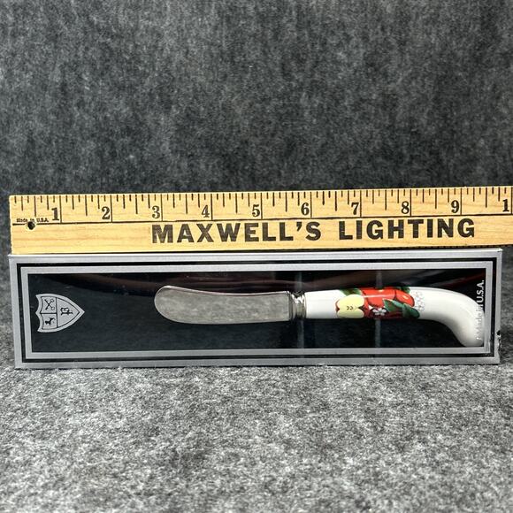 Vintage House of Prill Canape Server Handcrafted Floral Design Made in USA - Picture 1 of 6